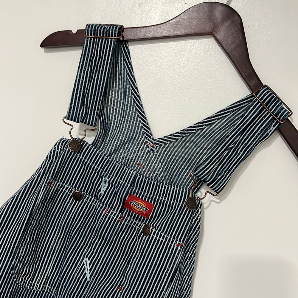 Dickies Hickory Bib Overalls - Blue